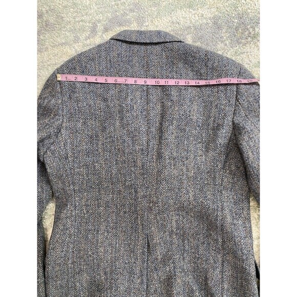 HARRIS TWEED x KUPPENHEIMER Size 43L Mens Jacket Wool Herringbone Rainbow Yarns - Picture 4 of 10